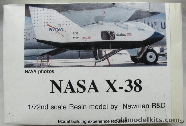 Newman R&D 1/72 NASA X-38 CRV Crew Return Vehicle plastic model kit